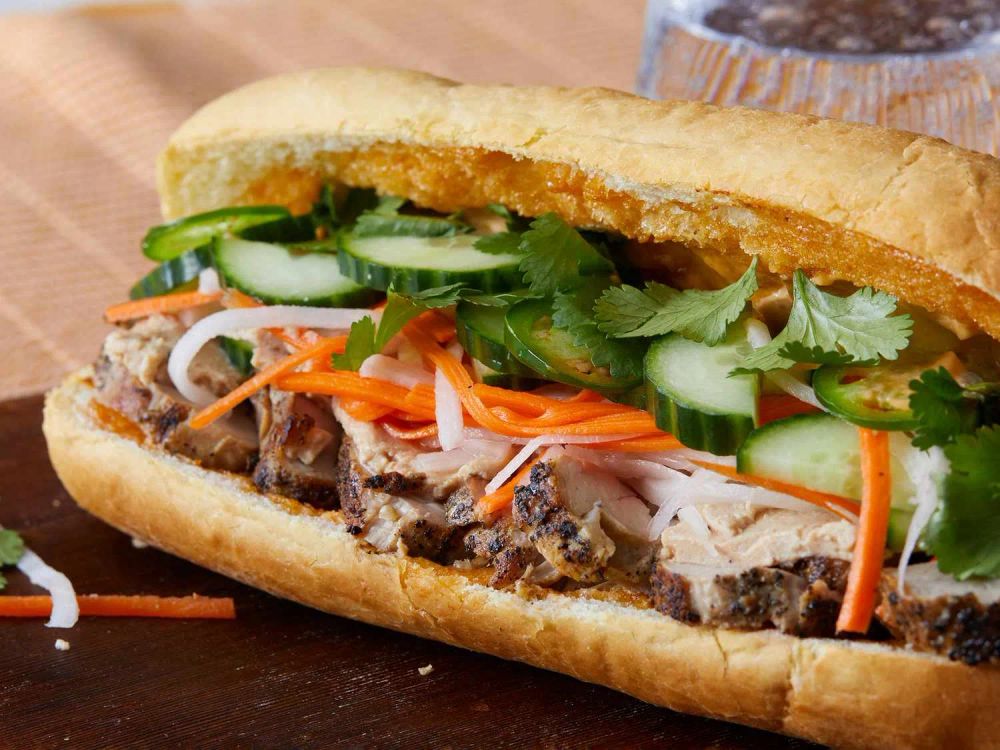 Roasted Pork Bánh Mì (Vietnamese Sandwich)