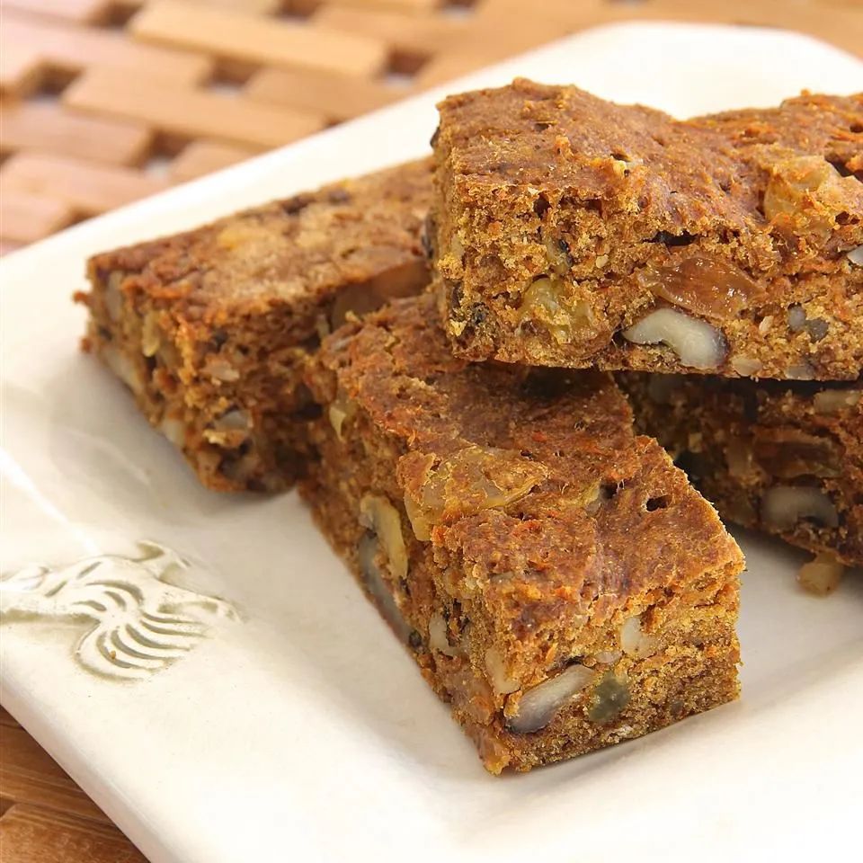 Carrot and Raisin Bars