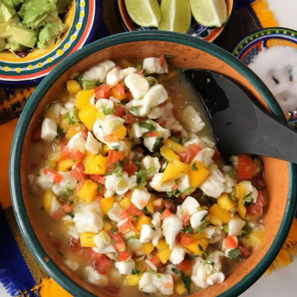 Mexican Mango and White Fish Ceviche