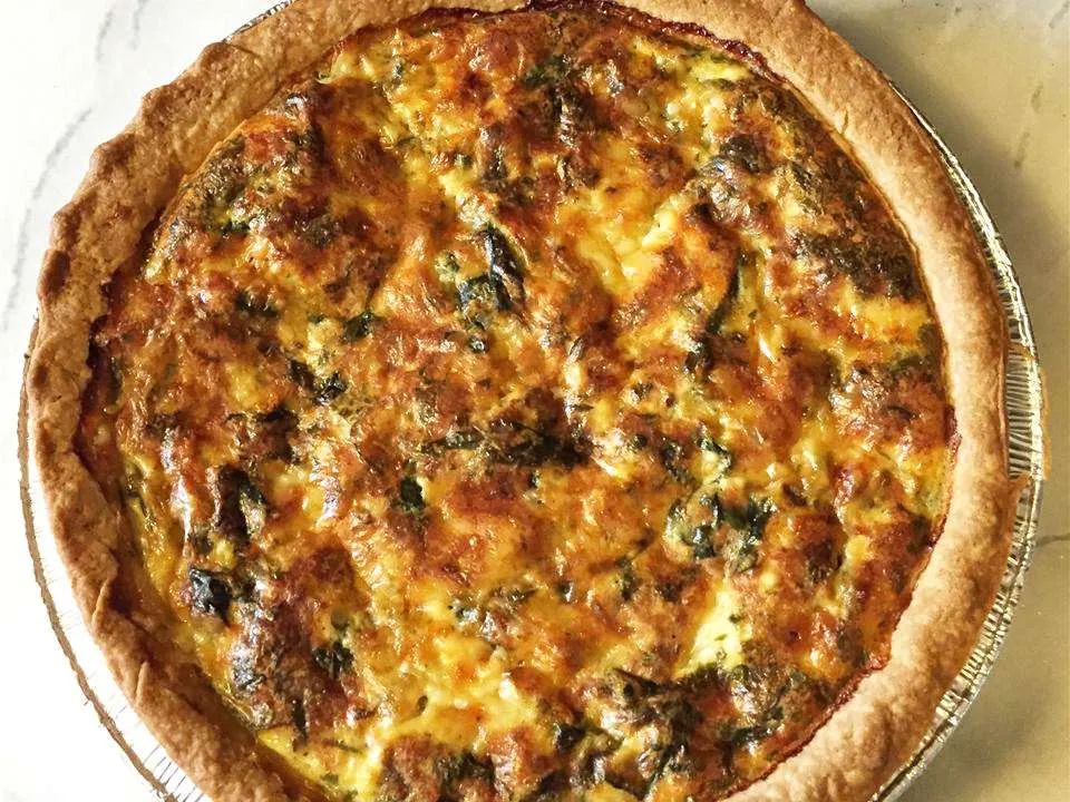 Spinach Mushroom Quiche