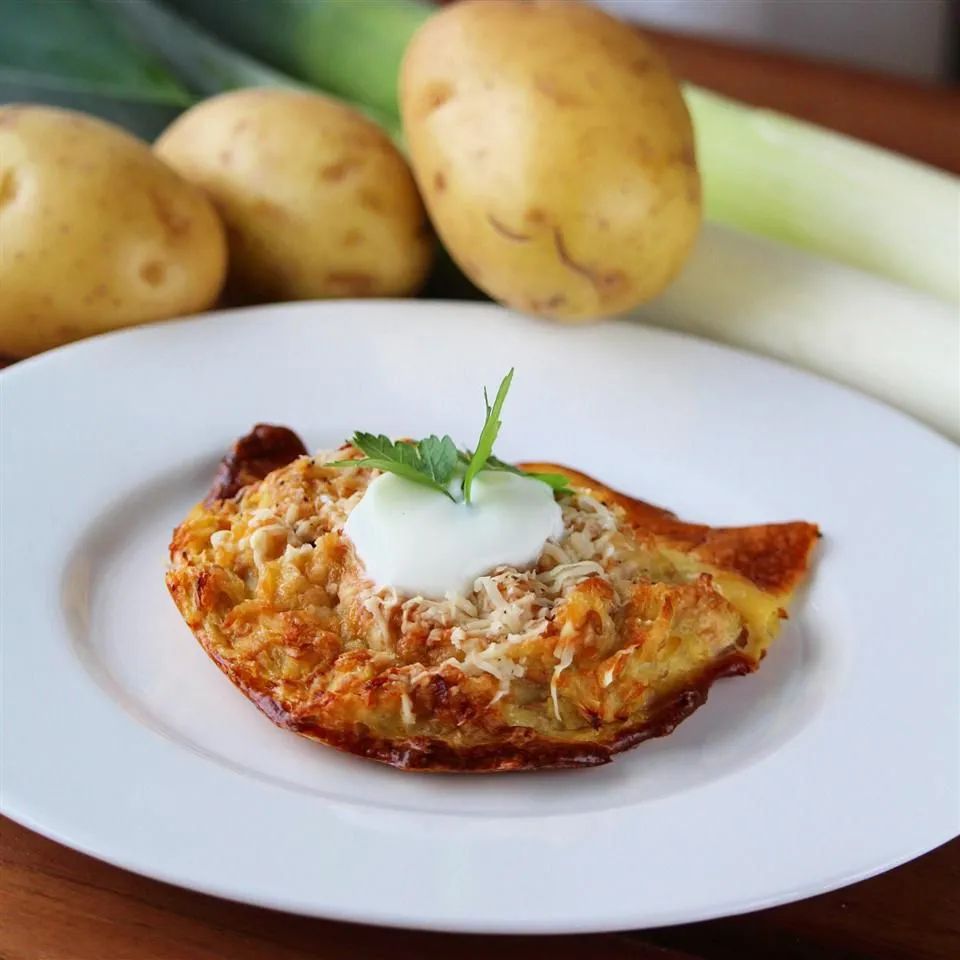 Potato Leek Latkes