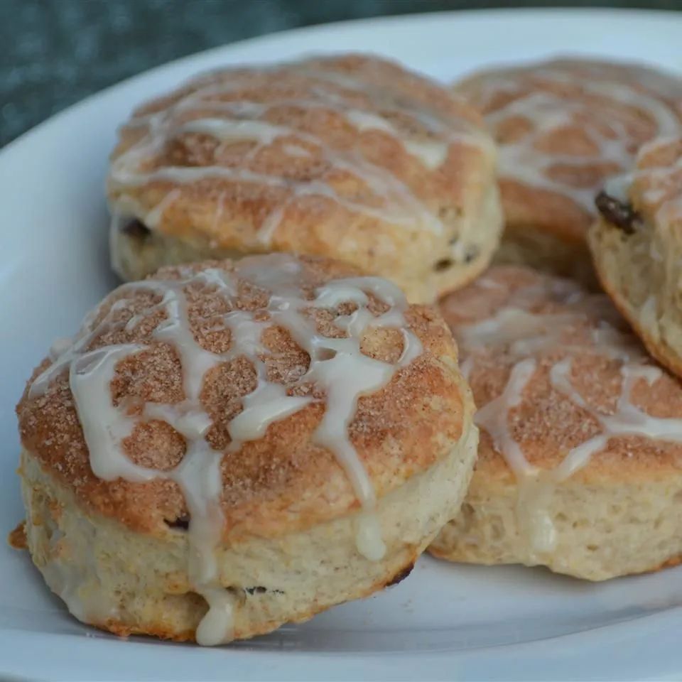 Cinnamon-Raisin Yogurt Biscuits