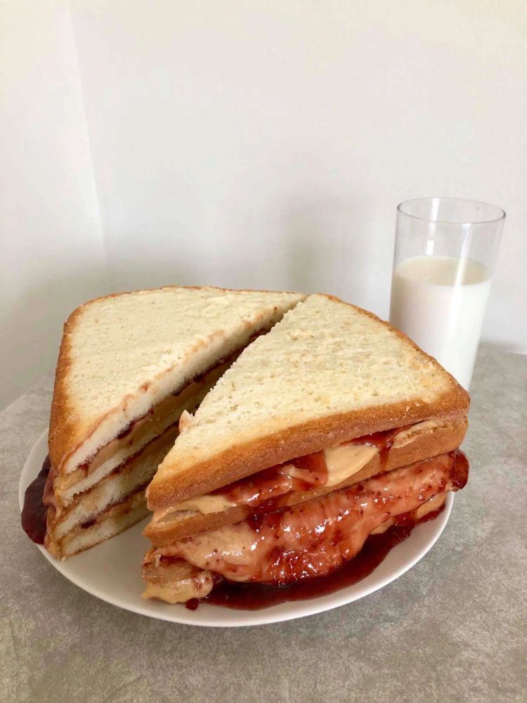 Peanut Butter and Jelly Cake