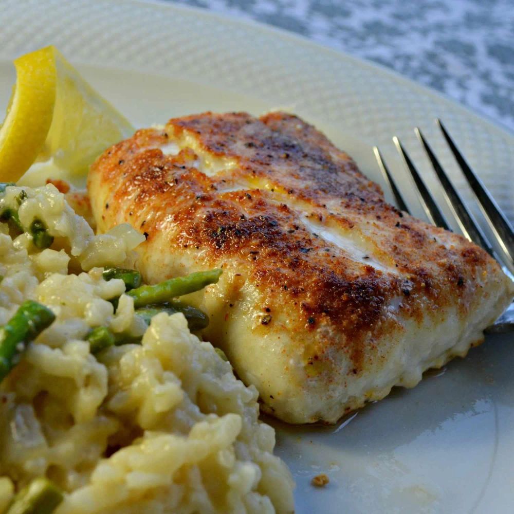 Simple Broiled Haddock