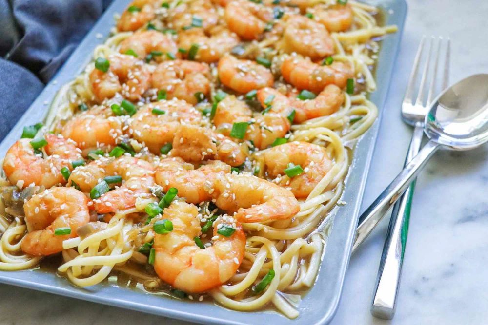 Instant Pot Asian-Style Shrimp Scampi