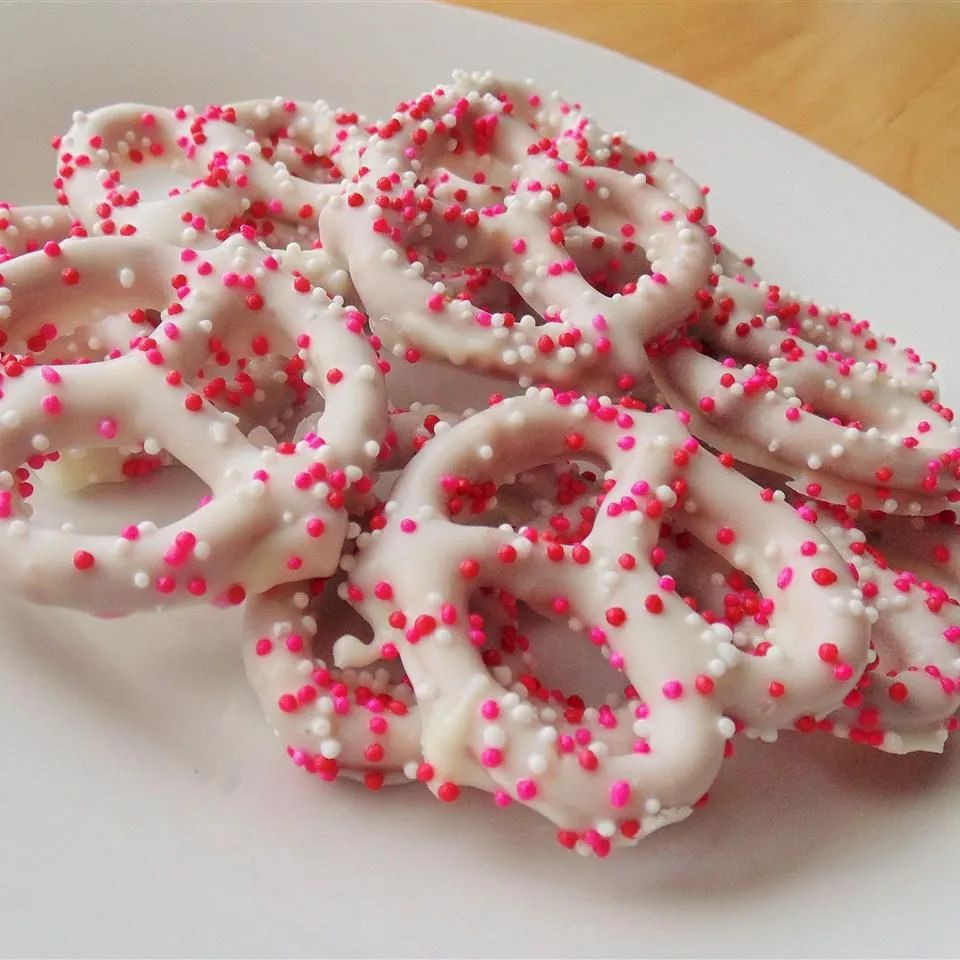 White Chocolate-Covered Pretzels