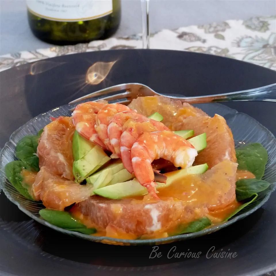 Shrimp, Avocado, and Grapefruit Salad