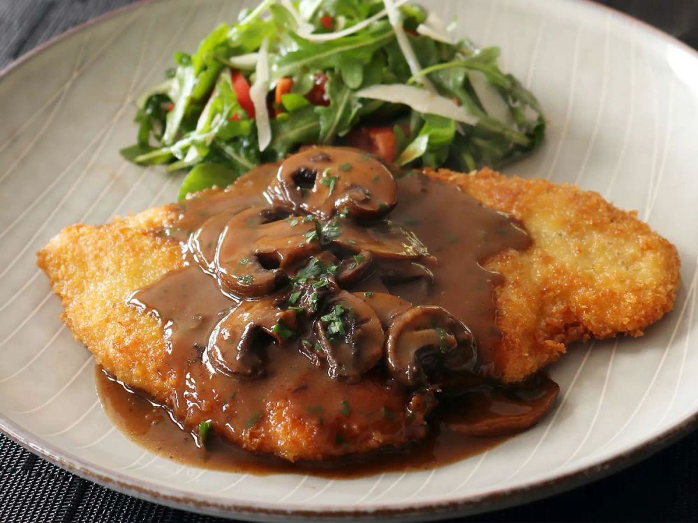 Chicken Marsala Milanese