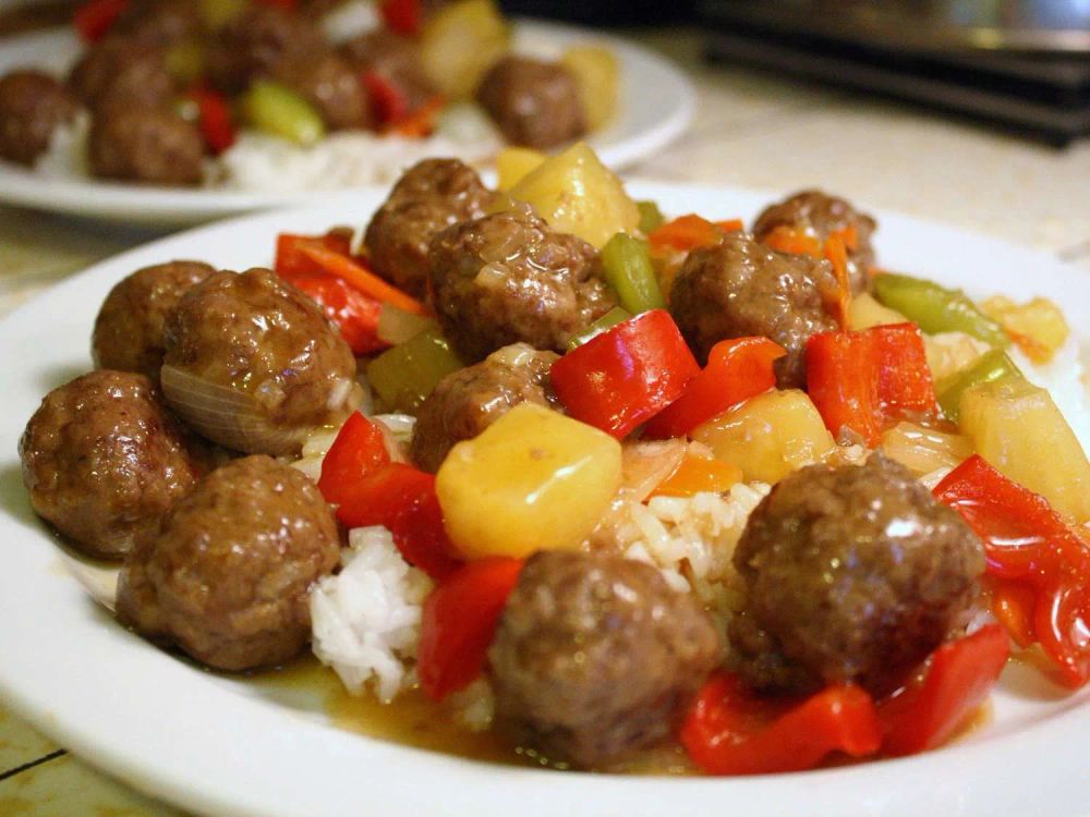 Lana's Sweet and Sour Meatballs