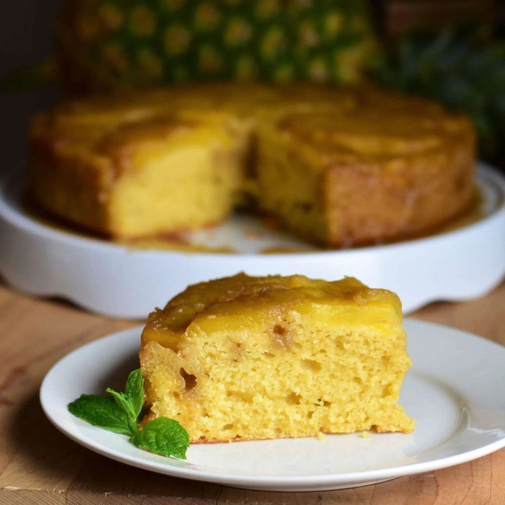 Ricotta Pineapple Upside-Down Cake