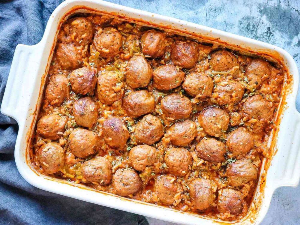 Easy Meatball Casserole