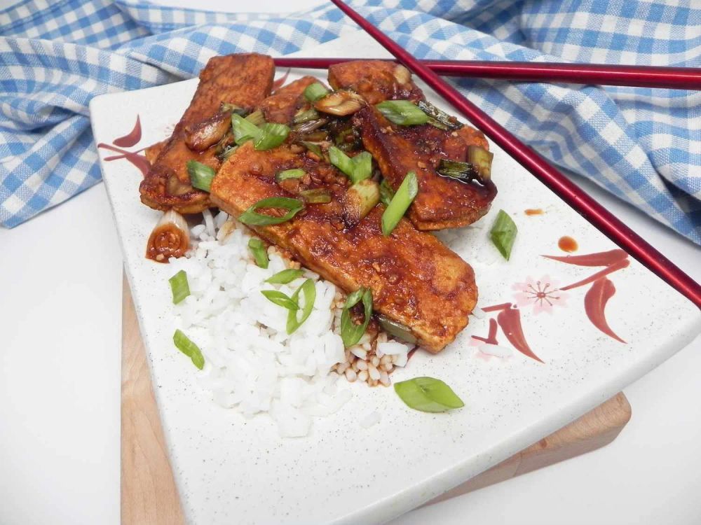 Crispy Teriyaki Tofu