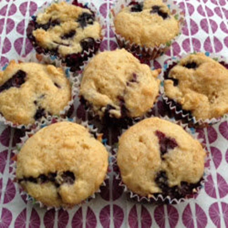 Vegan Blueberry Muffins