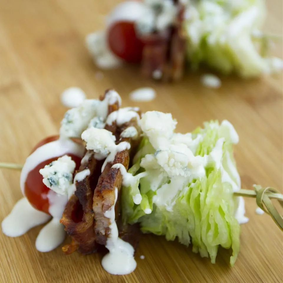 Wedge Salad on a Stick