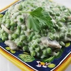 Creamy Mushroom Peas