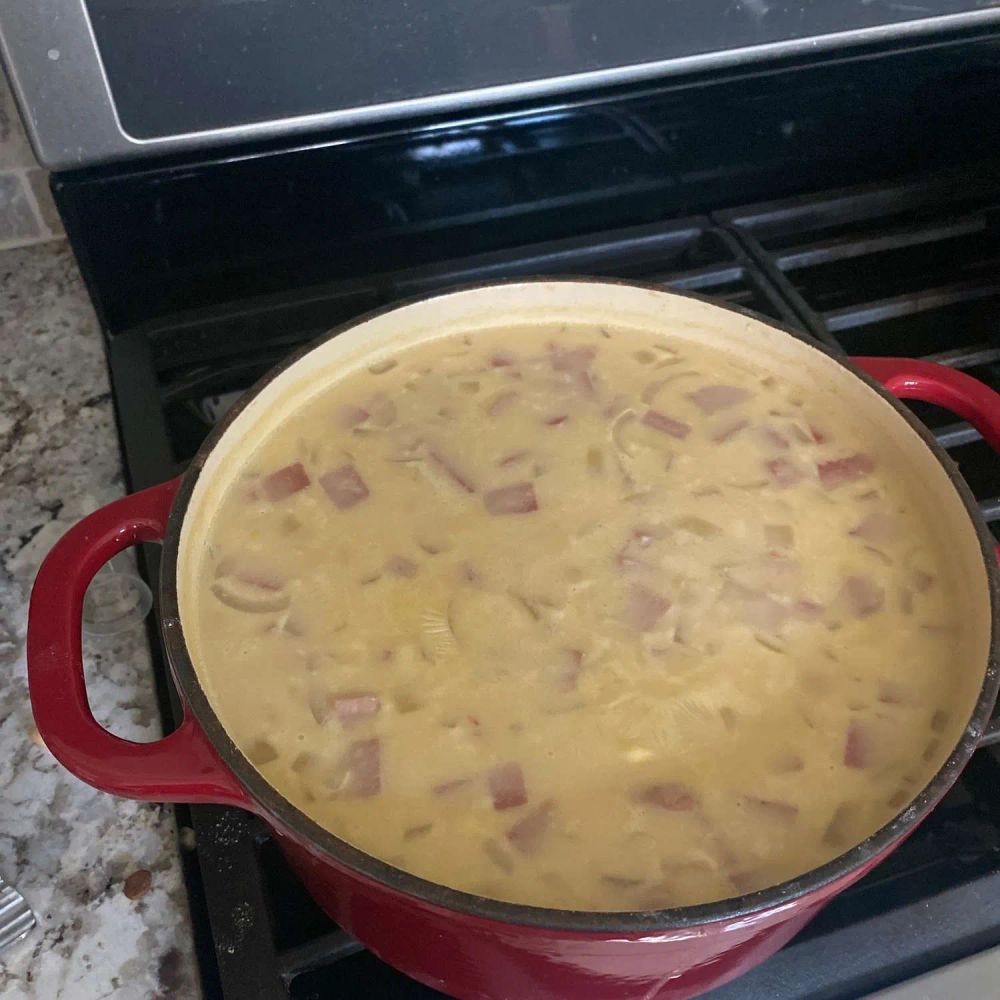 Creamy Ham and Beans