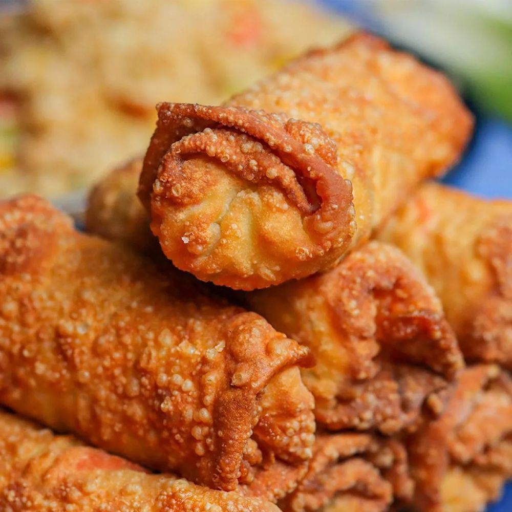 Crab Rangoon Egg Rolls