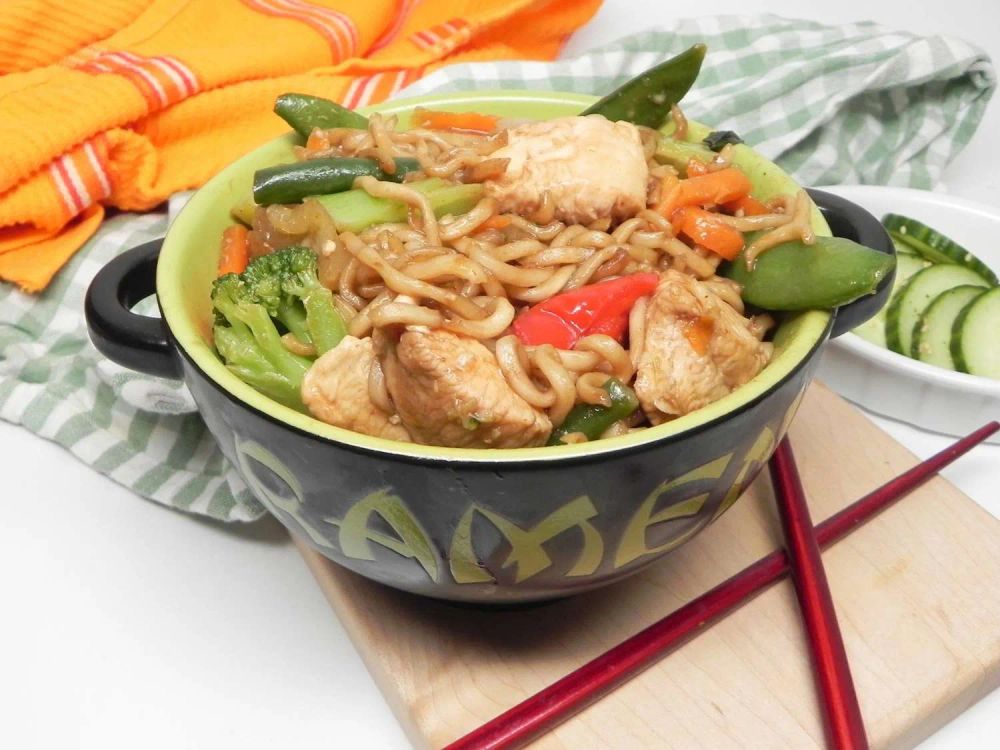 Chicken Stir-Fry with Ramen