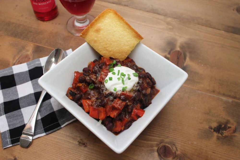 Vegetarian Chili with Black Beans