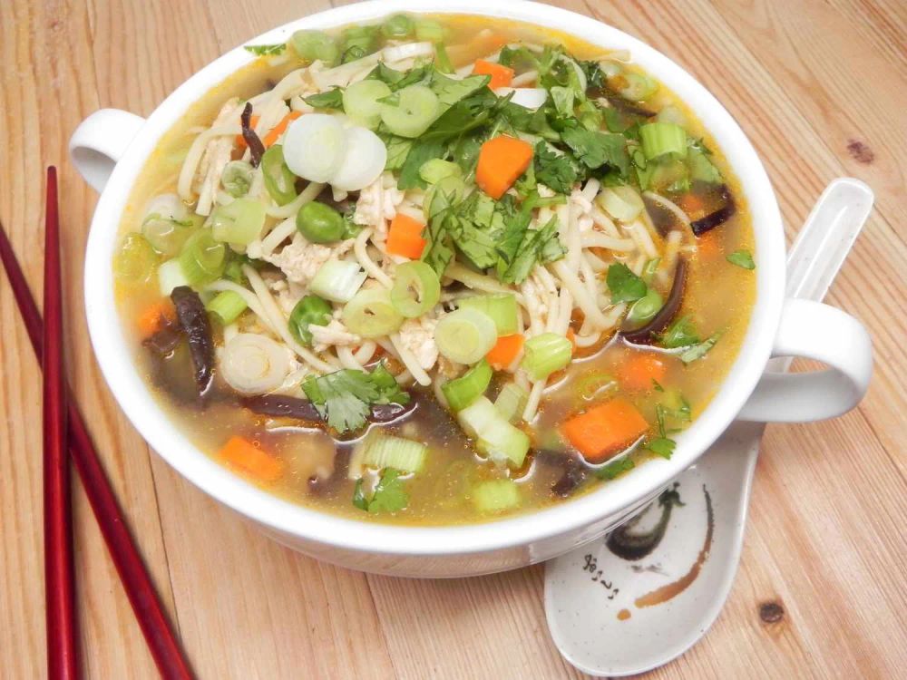 Cambodian Lemongrass Chicken Soup