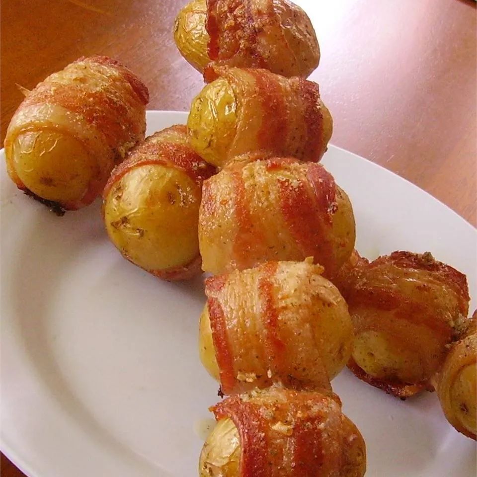 Bacon Wrapped New Potatoes