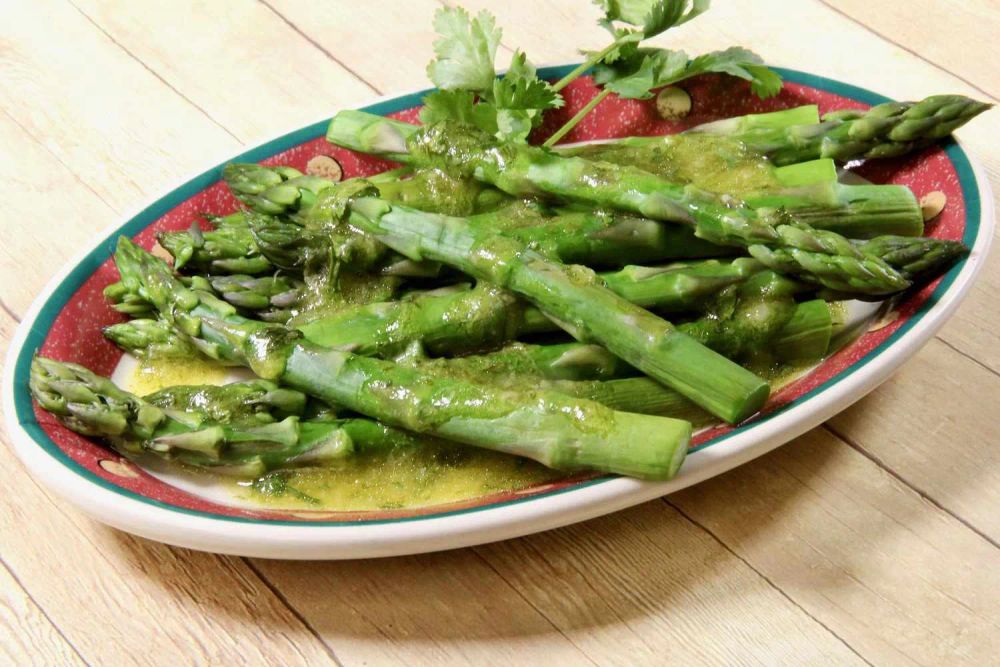 Asparagus with Lime and Ginger