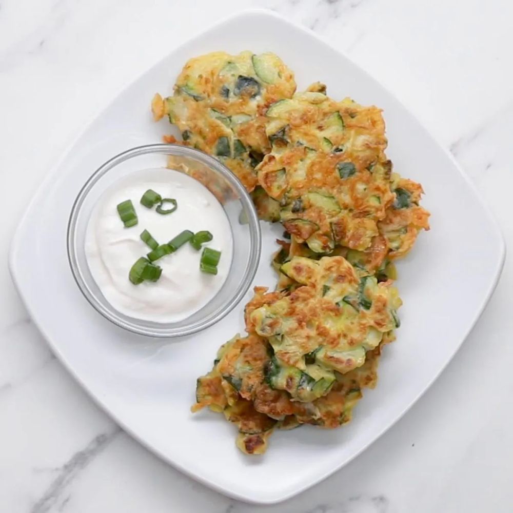 Zucchini Parmesan Fritters