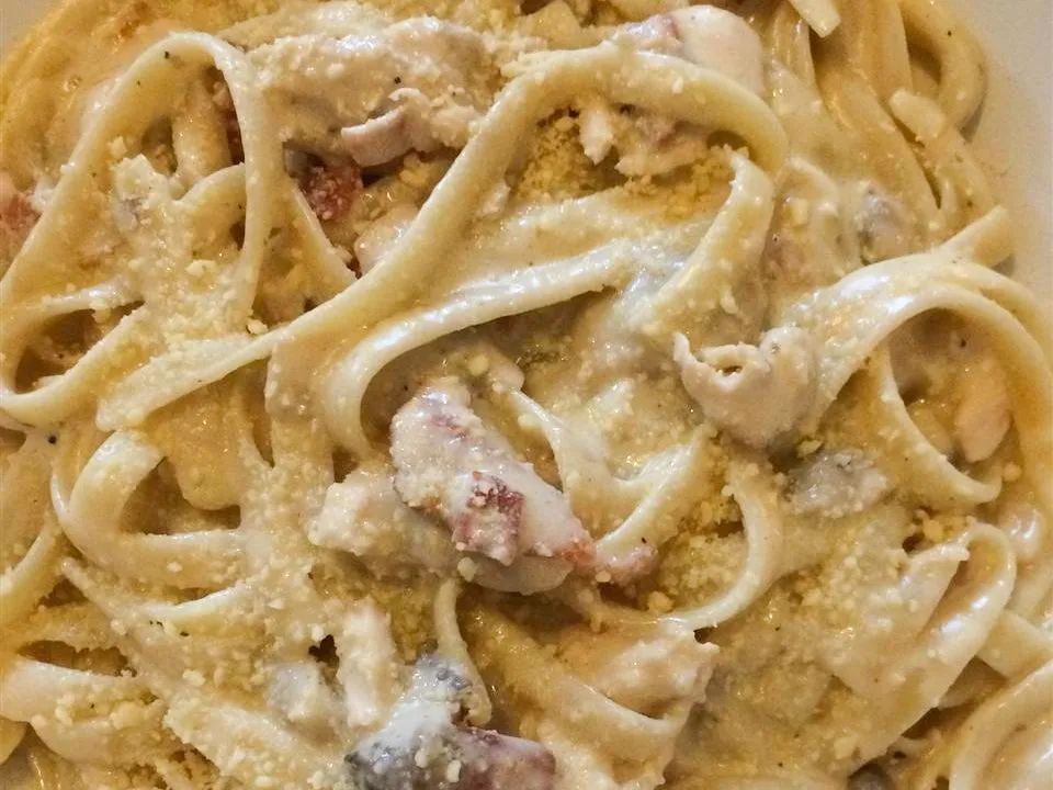 Homemade Chicken Fettuccine