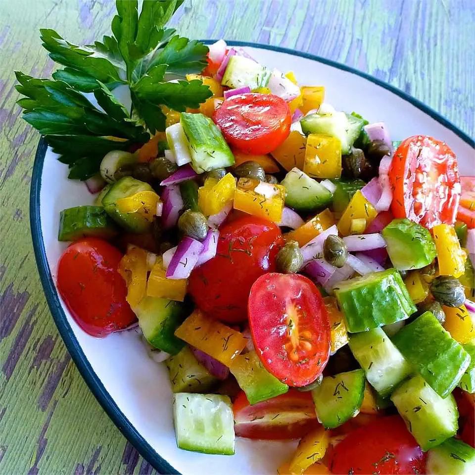 Cucumber Salad with Dill Vinaigrette