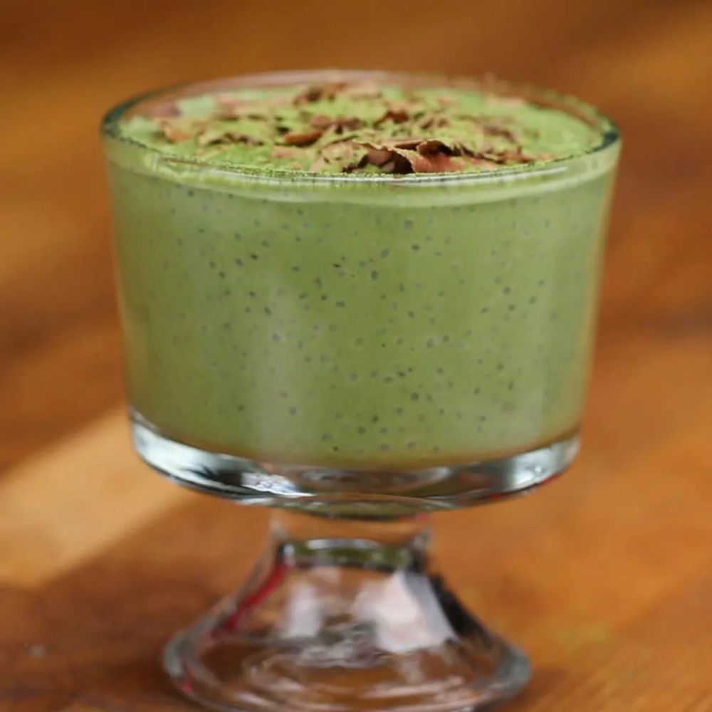 Matcha Chia Seed Pudding