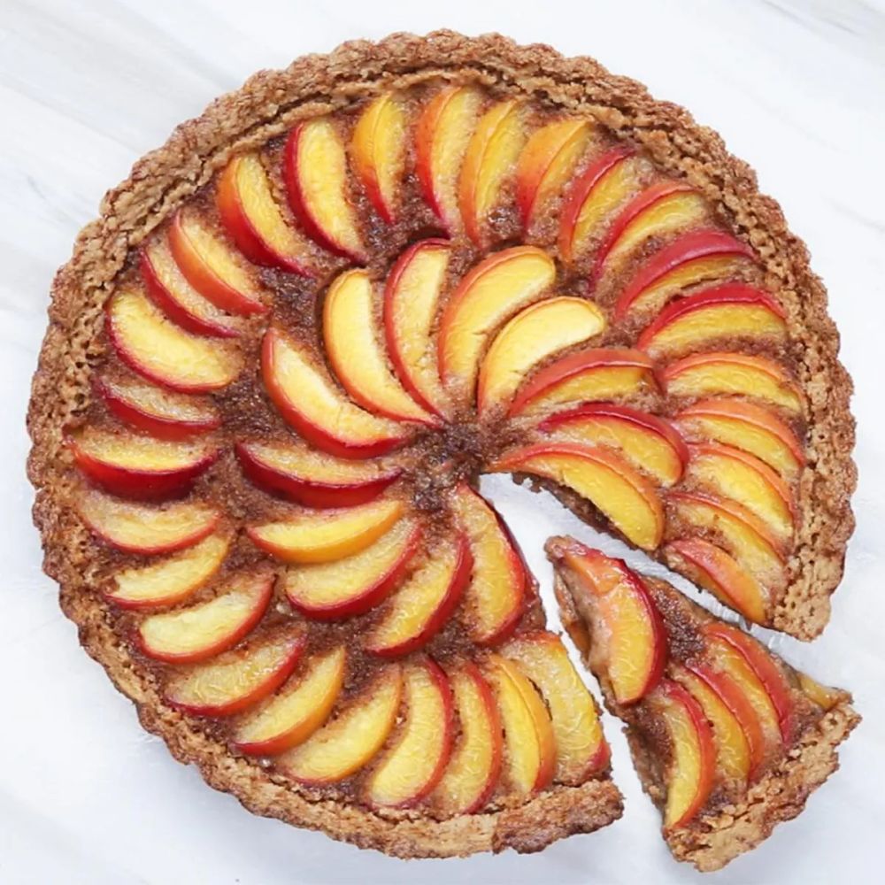 Dairy-Free Peach Tart