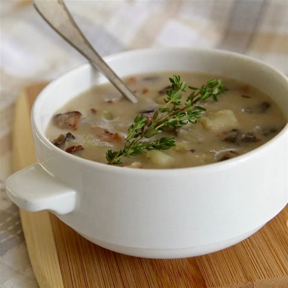 Skinny Cream of Mushroom Soup