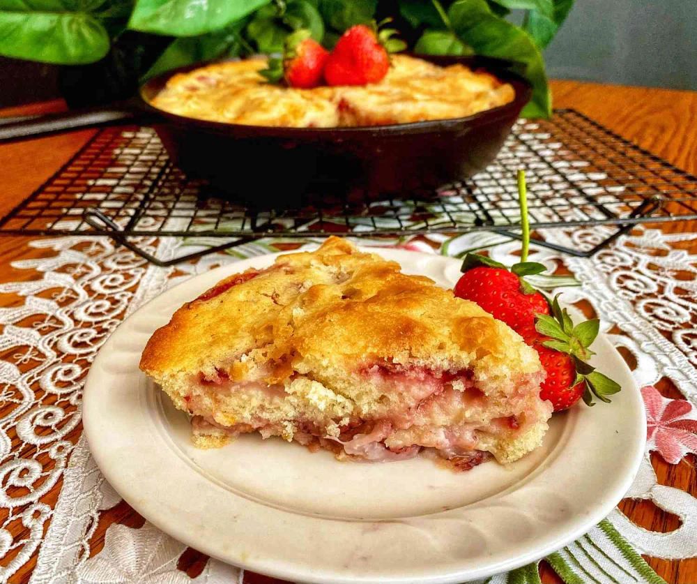 Strawberry Buttermilk Cake