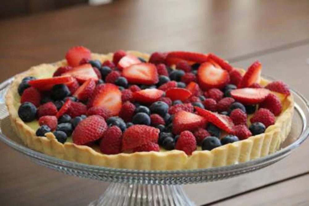 Lemon Tart with Fresh Berries