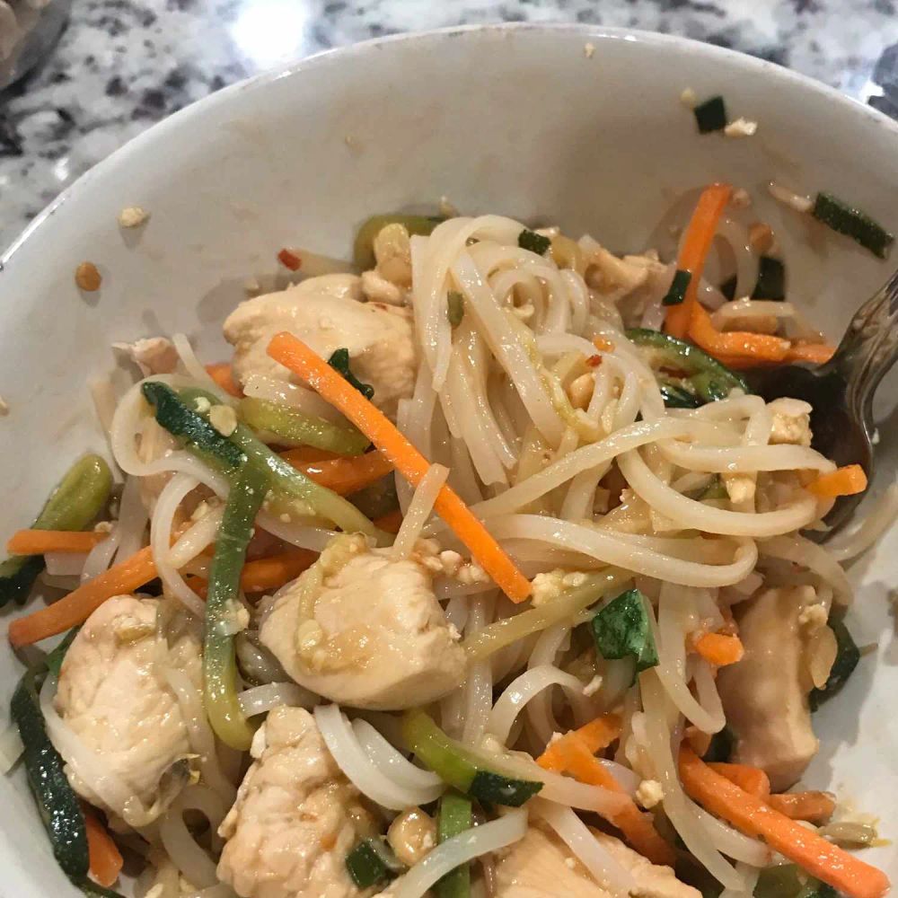 Zucchini Noodles Pad Thai