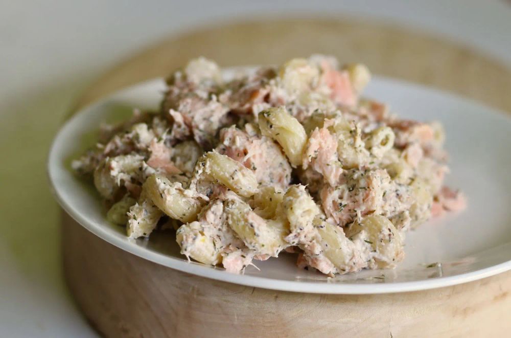 Salmon Pasta Salad with Dill