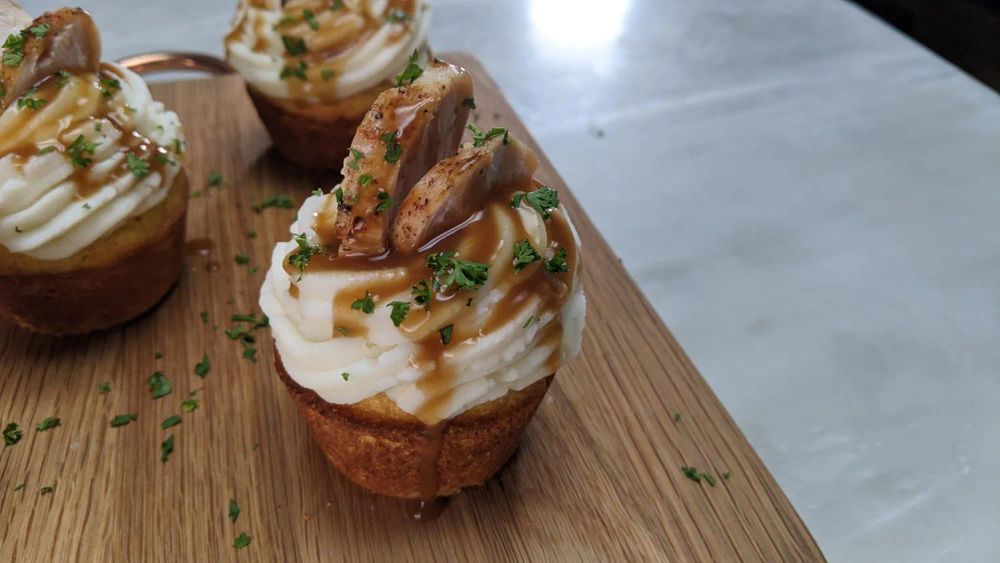 Savory Thanksgiving Cupcakes