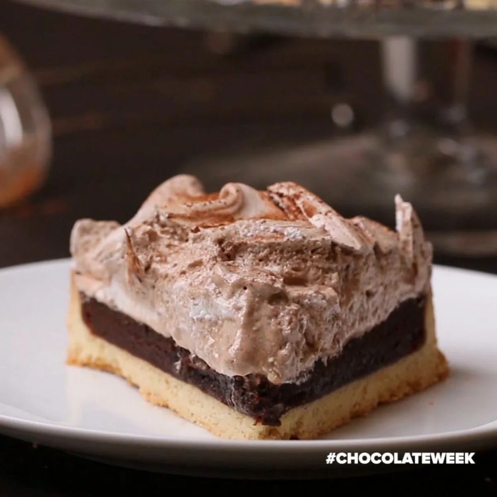 Chocolate Meringue Tart