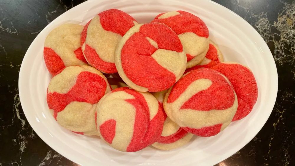 Candy Cane Sugar Cookies