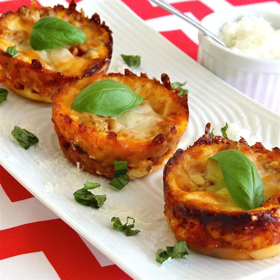 Lasagna Cupcakes