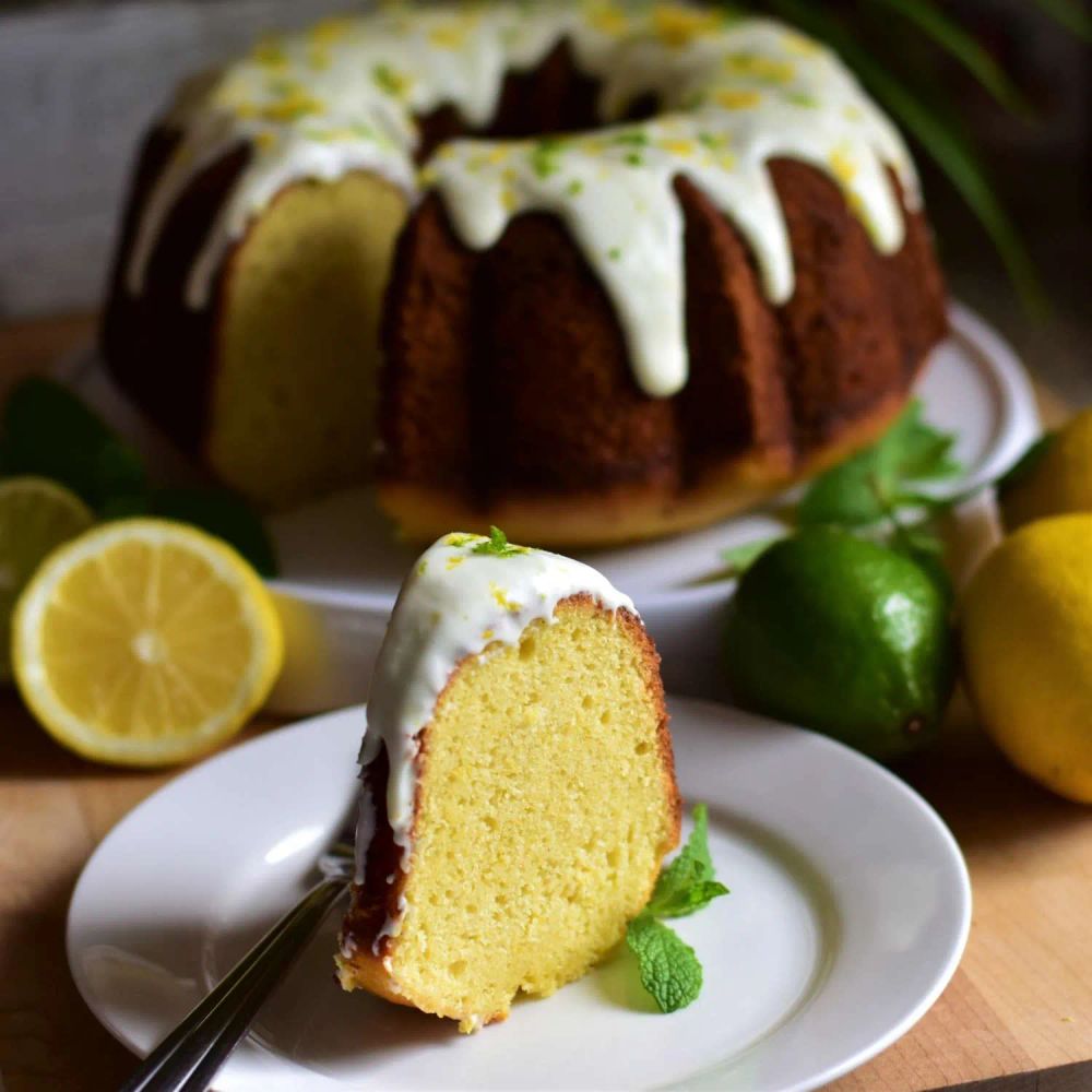 Lemon-Lime Ricotta Pound Cake