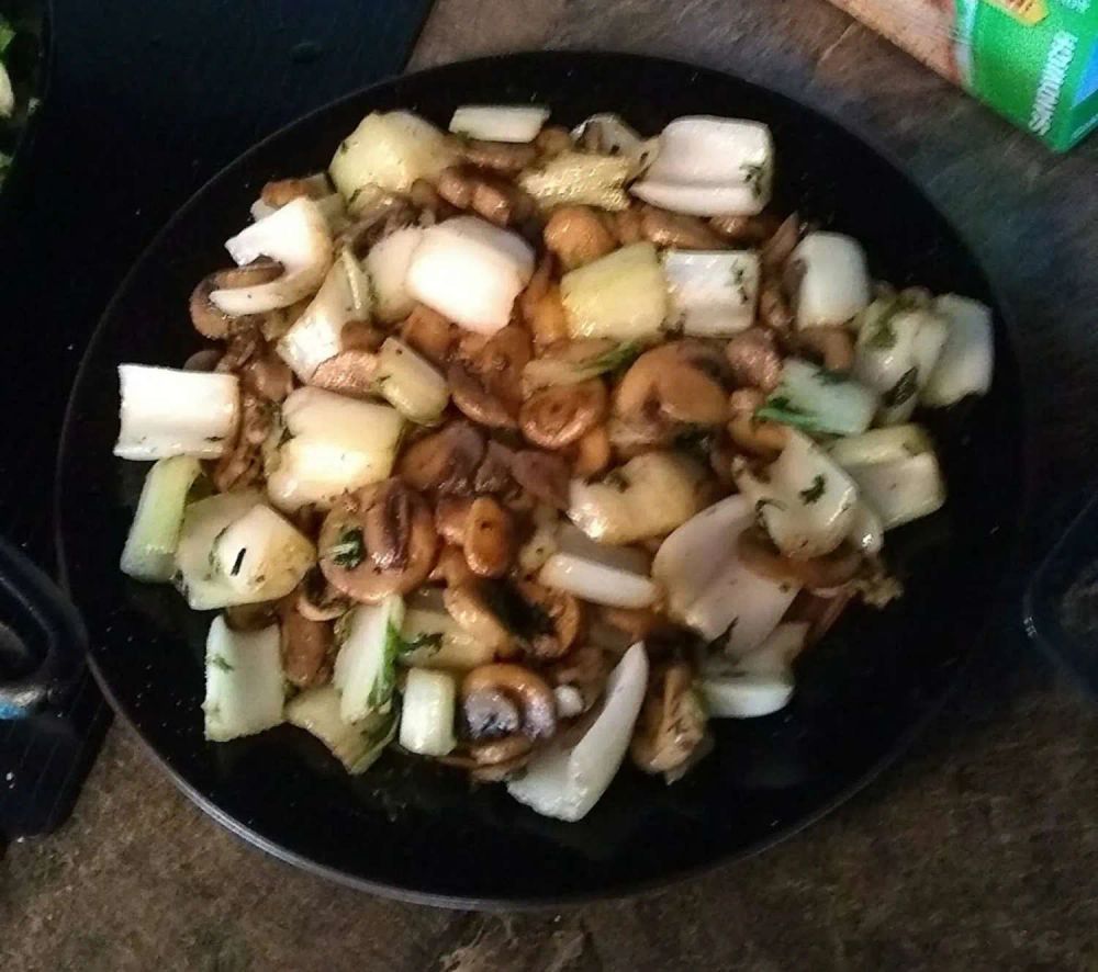 Keto Mushroom and Bok Choy Stir-Fry