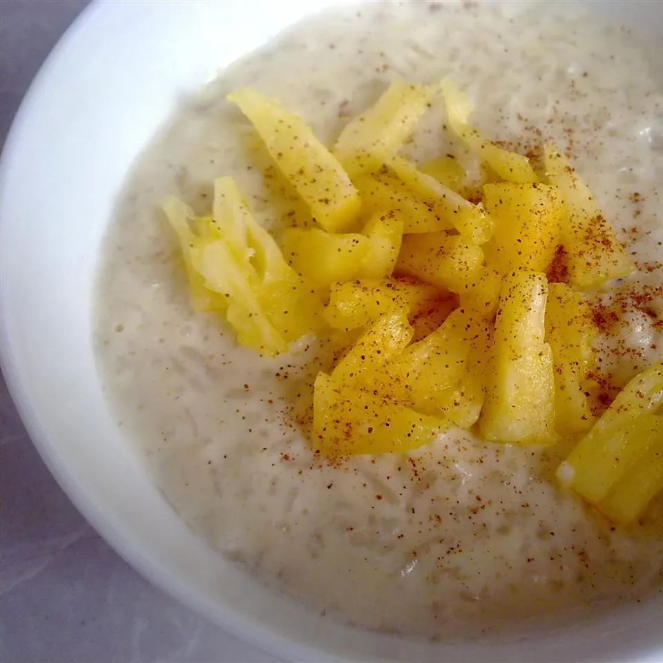 Coconut Milk Rice Pudding