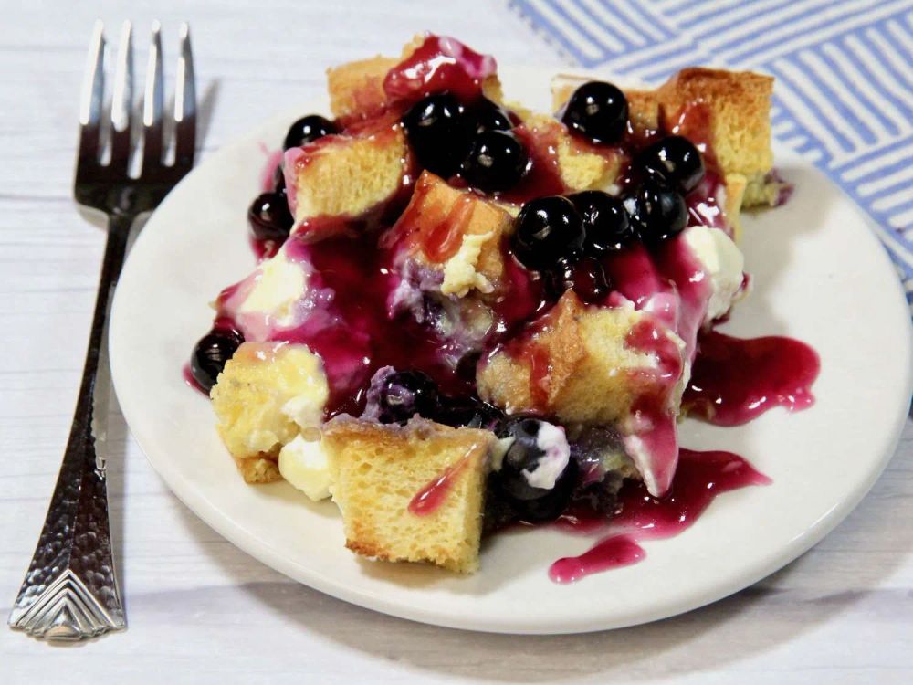 Blueberry French Toast Casserole