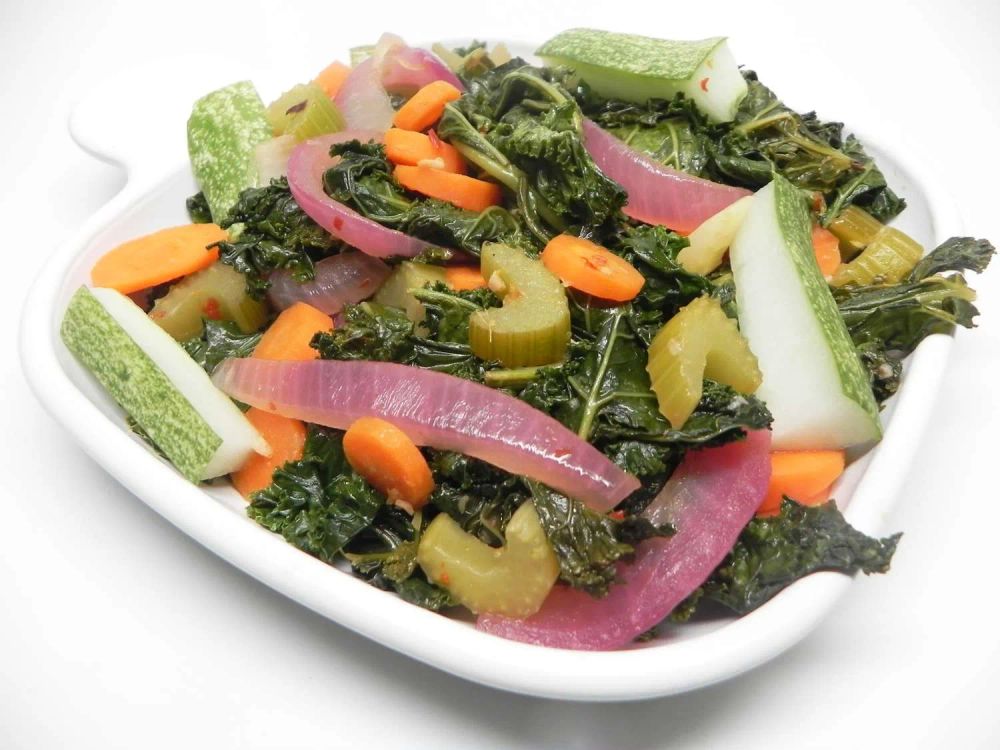 Warm Thai Kale Salad