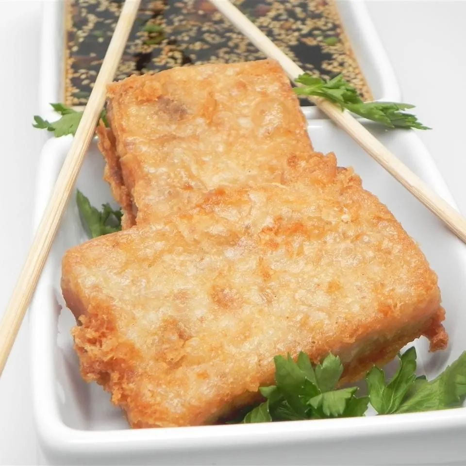 Pan Fried Daikon Cake