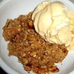 Nutty Apple Crisp