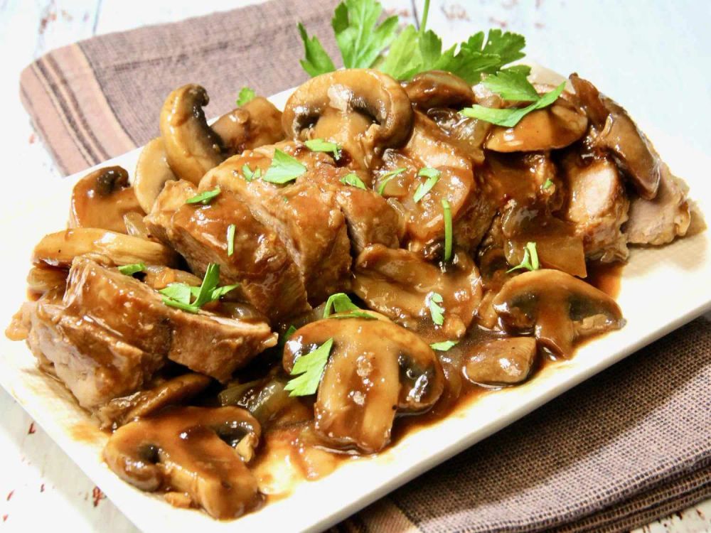 Pork Tenderloin with Marsala Sauce