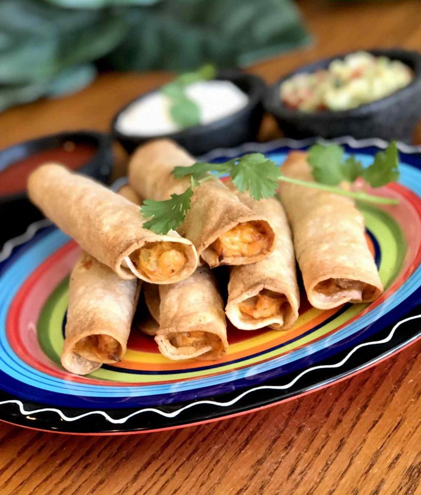 Air Fryer Chicken Taquitos