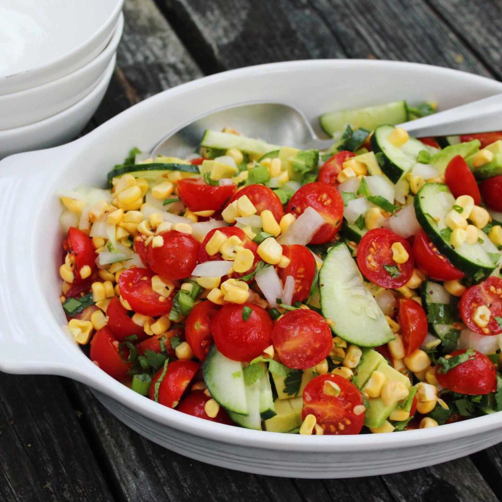 Raw Corn Salad